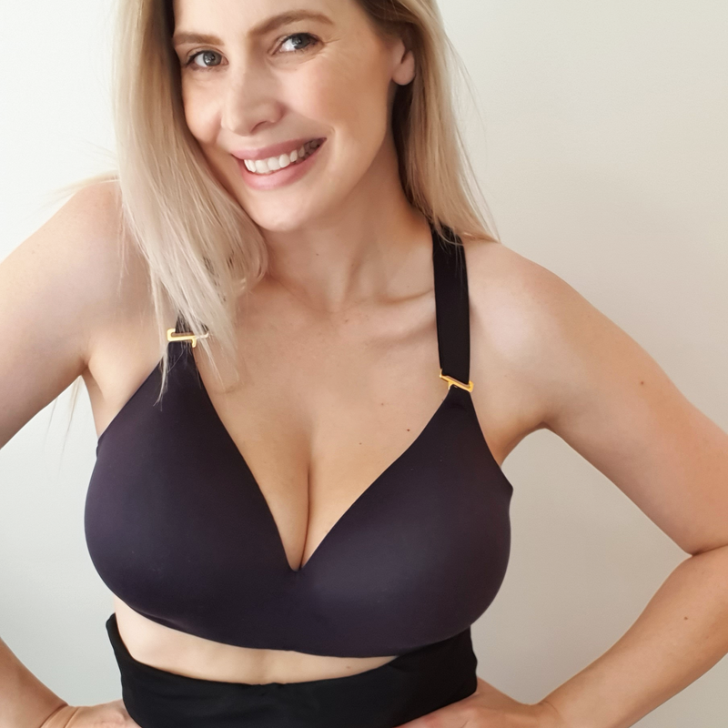 The Bra Lab Wirefree Side Clasping Molded Cup Bra