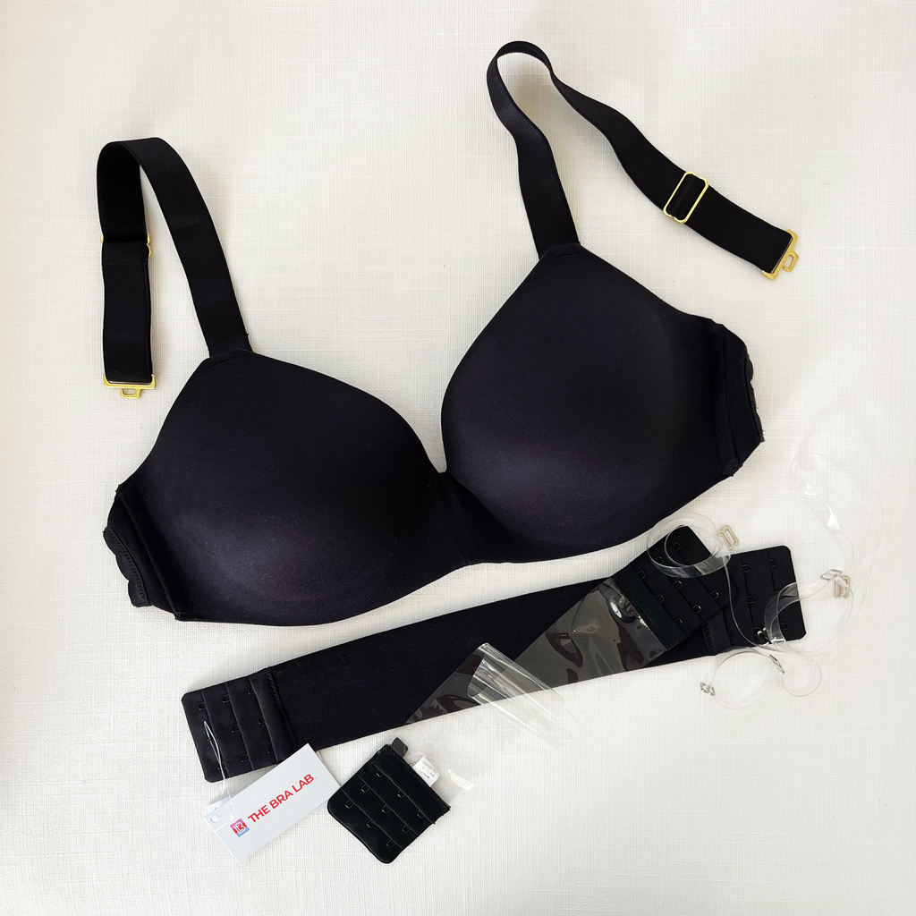 Clear & Beige Wire-free Bra Set  Side-Clasping and Supportive Bras – The  Bra Lab
