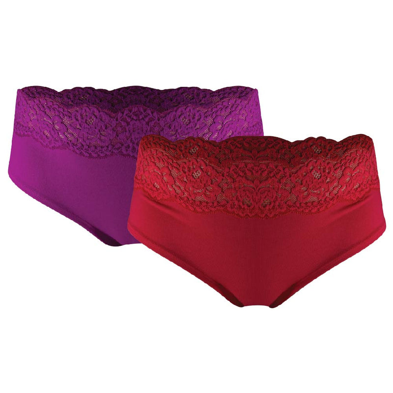 Cotton Lace Hipster 2 Pack Underwear – The Bra Lab