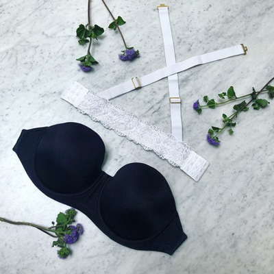 Havana White Lace Back Band | Interchangeable Bra | Multiway Bra