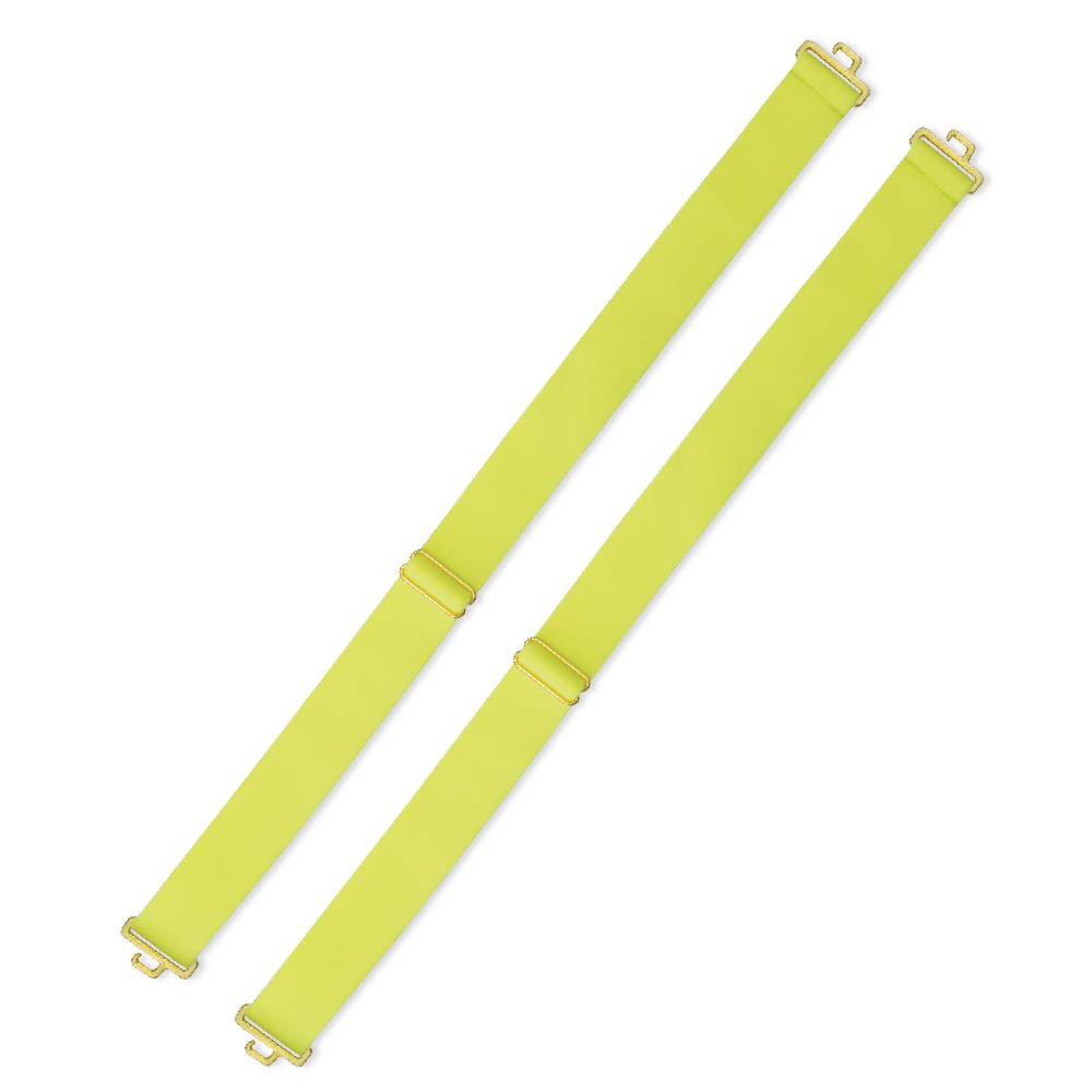 Neon Yellow Bra Straps Multiway Bras The Bra Lab
